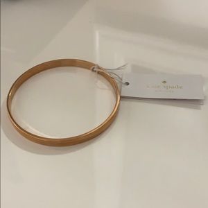 Rose gold Kate Spade bangle NWT